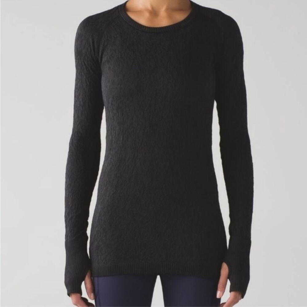 Lululemon Rest Less Long Sleeve Shirt Sz 2